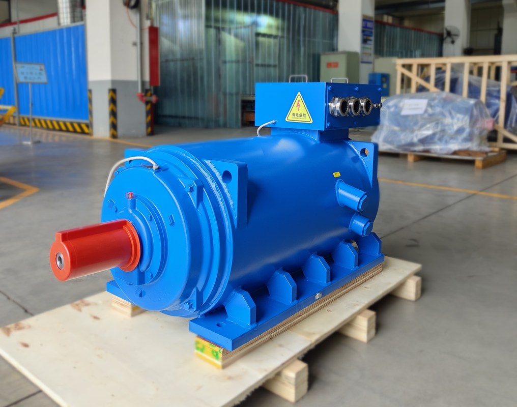 180kw Water Cooled AC Motor , IE5 High Torque Direct Drive Motor
